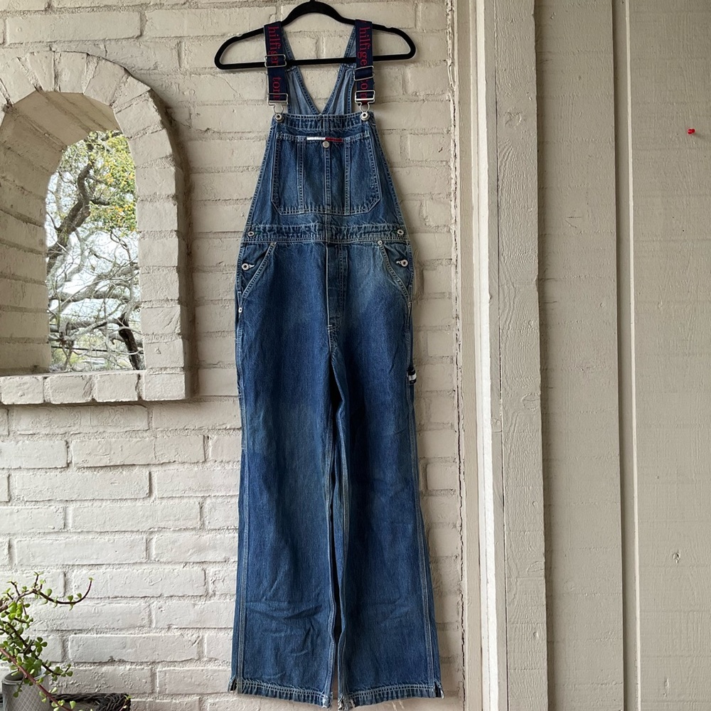 Vintage Iconic Tommy Hilfiger Y2K Overalls Celeb Style Britney Spears & Beyoncé